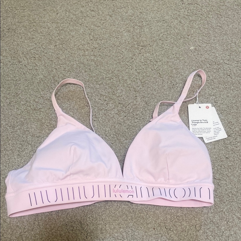 lululemon athletica Light Pink Triangle Bralette